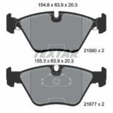 Textar 2199003 Brake Pads for BMW 5 (E39) Saloon & Touring - Front Axle