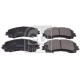 FEBI BILSTEIN 116291 Brake Pads for Nissan x-Trail/Serena/Skyline/Z , Renault Koleos, Infiniti Q50/Q60/QX50/Q55, Chevrolet Trail Blazer/Colorado- (Front Axle)