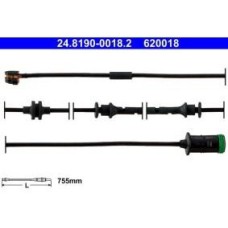 ATE 24.8190-0018.2 Brake Pad Wear Sensor for Opel/Vauxhall Astra, Zafira - Front