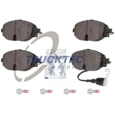 TRUCKTEC 07.35.257 Brake Pads for Audi A3/Q2/Q3/TT, Seat Ateca/Leon/Tarraco, Skoda Karoq/Kodiaq/Octavia/Superb, VW Arteon/Golf/Caddy/Passat/Load Up! & other- Front