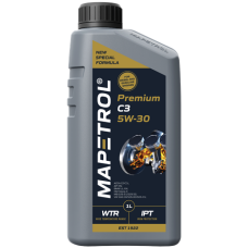 Mapetrol Premium C3 5W30 Synthetic Oil for for Gasoline and Diesel Engines - (1-Liter)