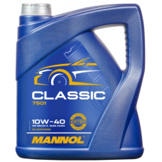 Mannol MN7501 10W40 HC-Synthetic Oil for Modern Gasoline & Diesel Engines without a Turbo-Charger - (4-liters)