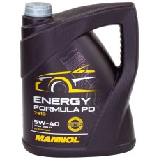 Mannol MN7913 5W40 Synthetic Oil for Cars, SUVs,Light Trucks, Minibuses - (5-liters)